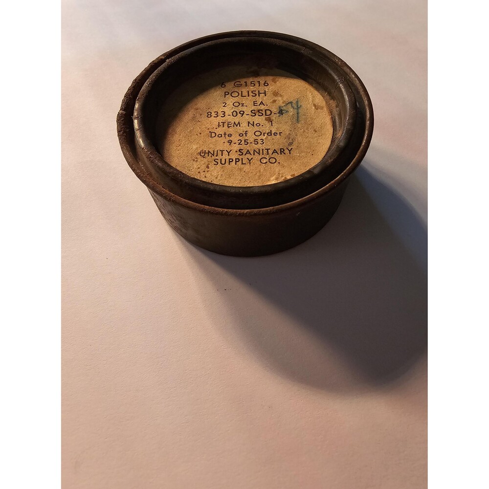 1953 Rare Collectible Vintage Antique 2oz Polish Tin Unopened! Unique - Picture 4 of 4